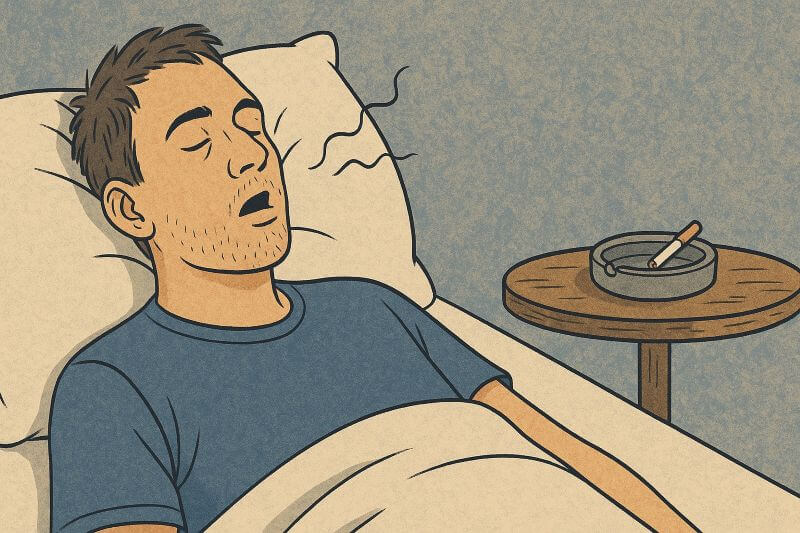 smoking a cigarette before bed Does Smoking Cause Snoring & Sleep Apnea? Risks Explained – VitalSleep