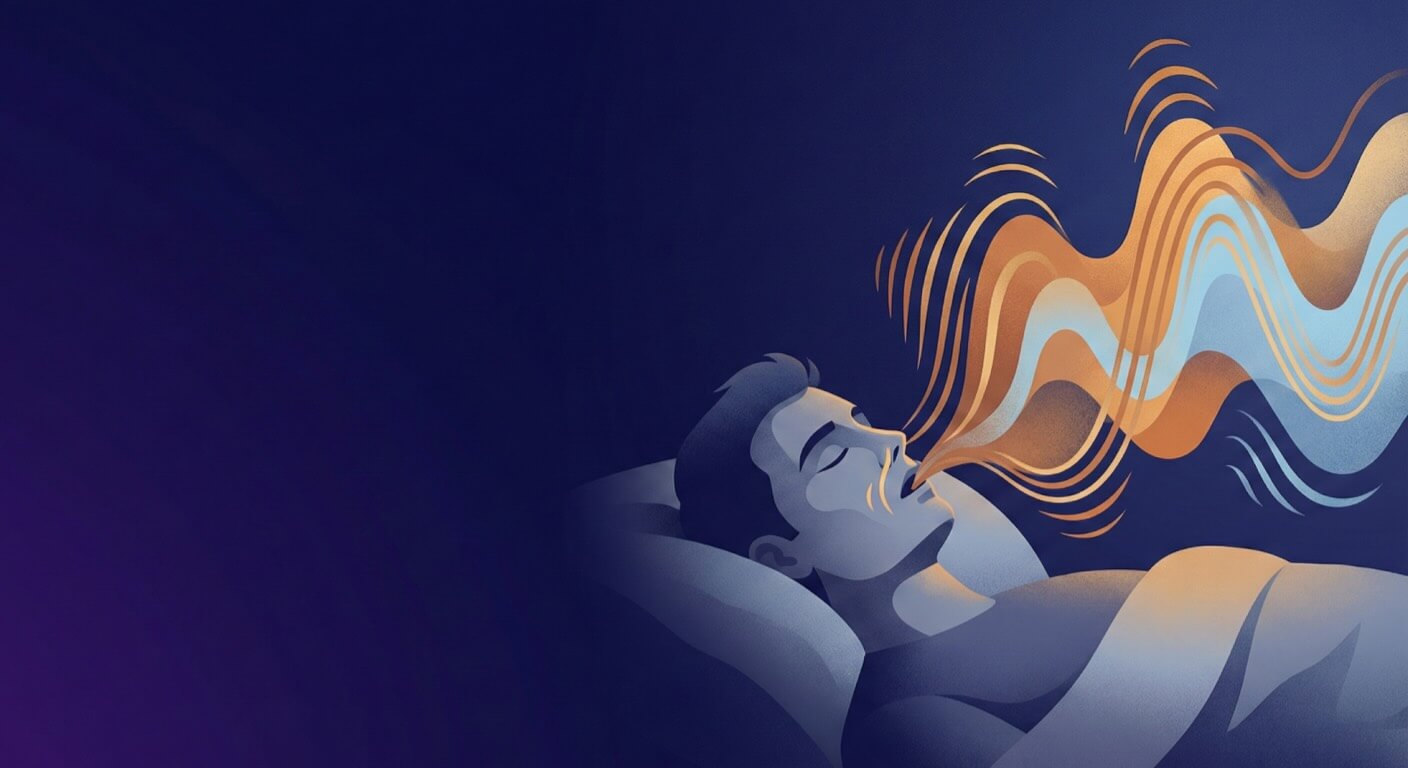 why do people snore - illustration with causes