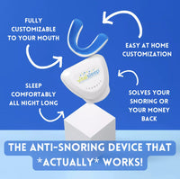 Snoring relief mouthpiece for adults
