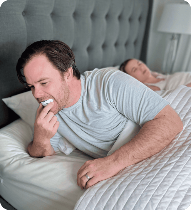 fitting of vitalsleep snoring device in kitchen