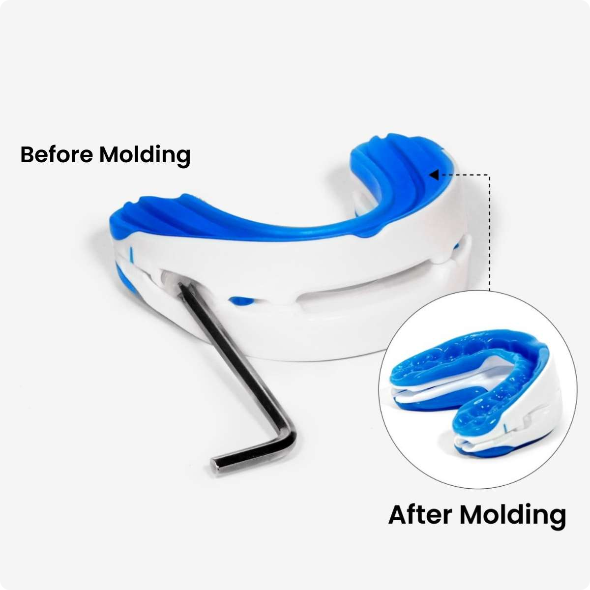 molded mouthpiece for snoring