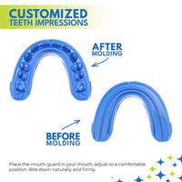 before and after molding snore guard