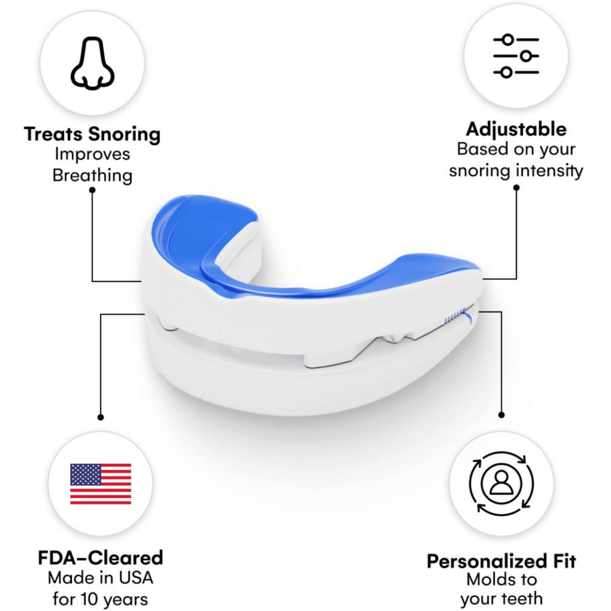 Adjustable Anti-Snoring Mouthpiece - VitalSleep