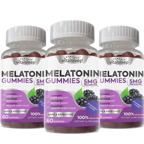VitalSleep Blackberry Flavor Melatonin Gummies